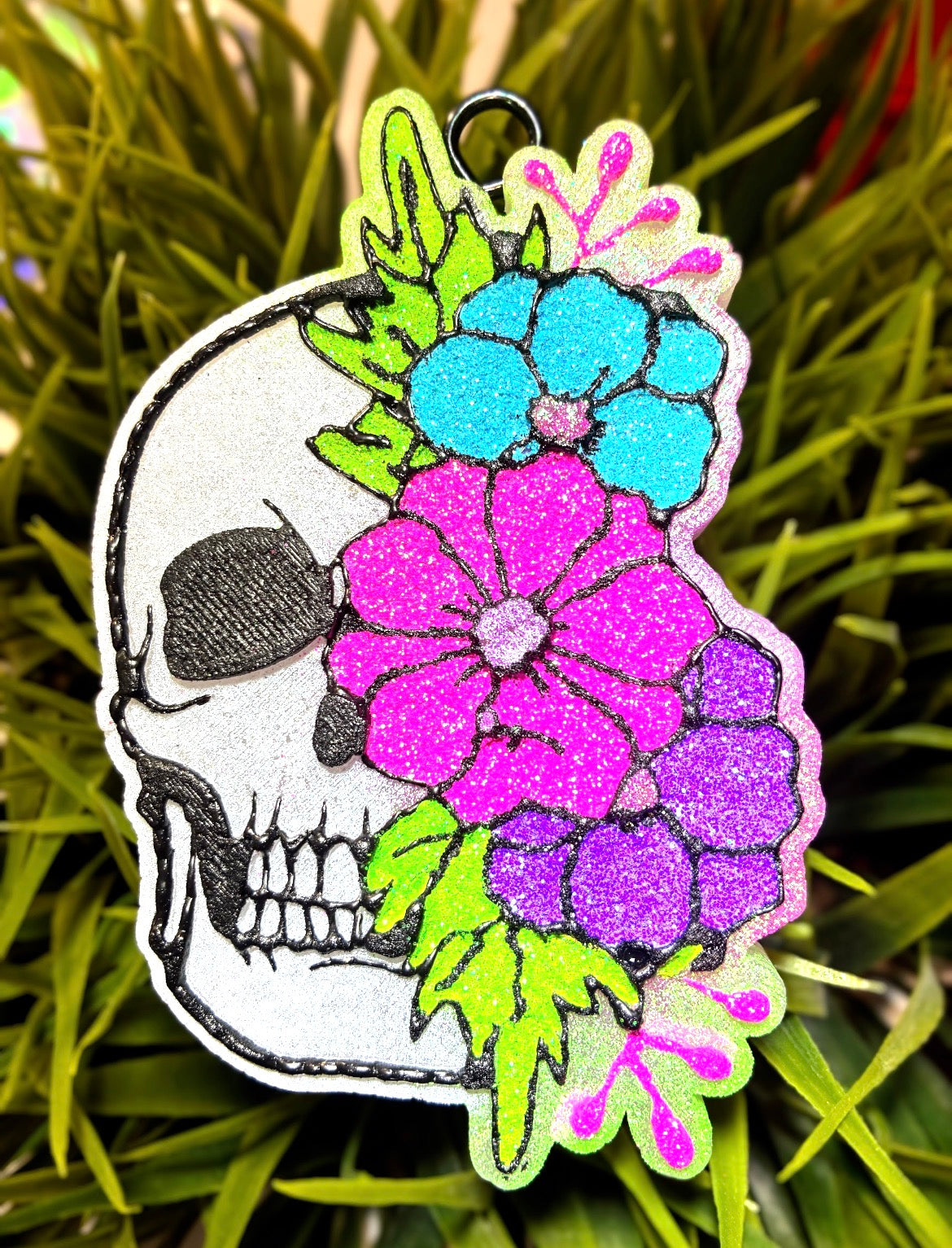 Skeleton  W/ Flowers
