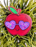 Cute Apple W/ glasses