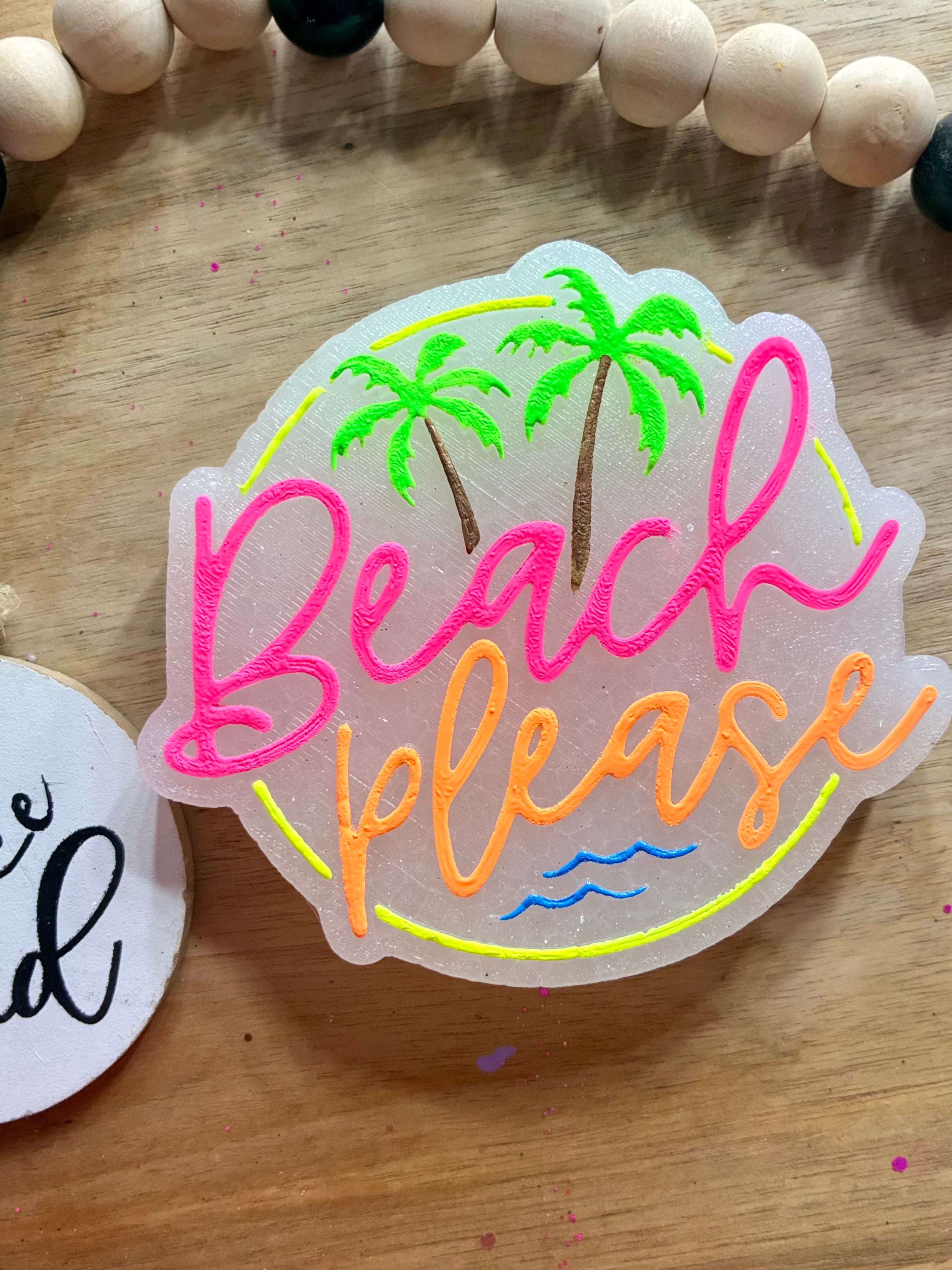 "Beach please"