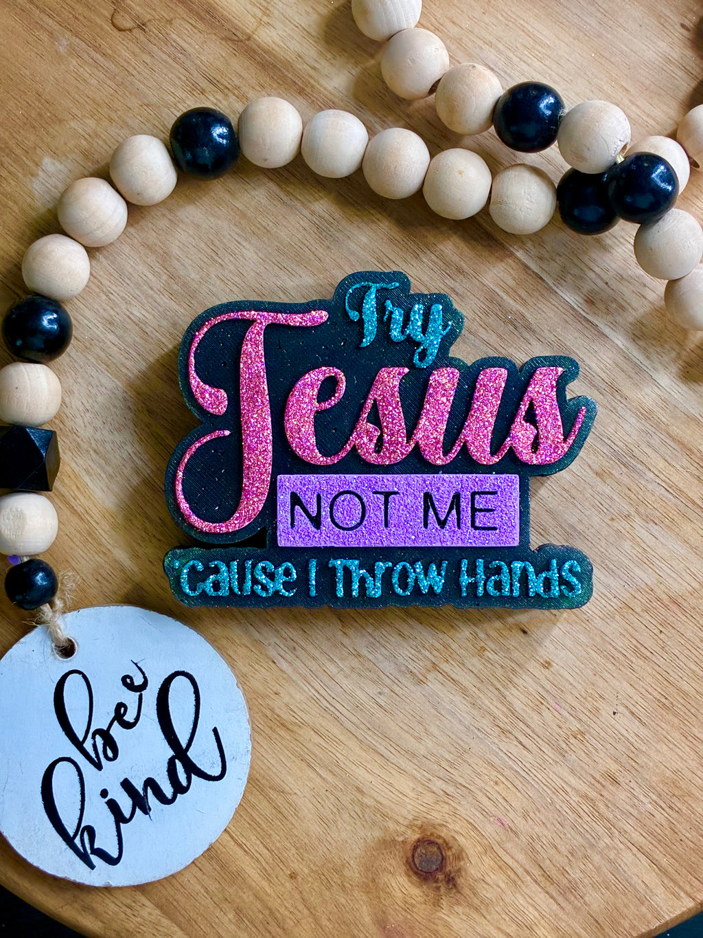 "Try Jesus Not me 'Cause I throw hands"