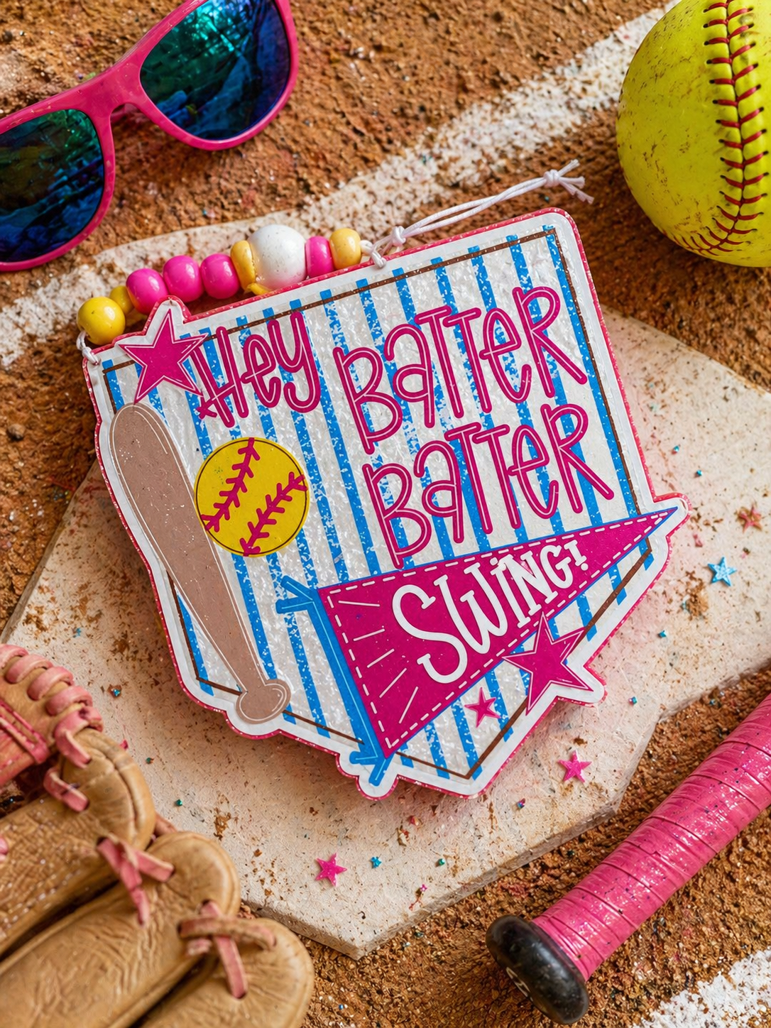 “Hey batter batter” - cardstock