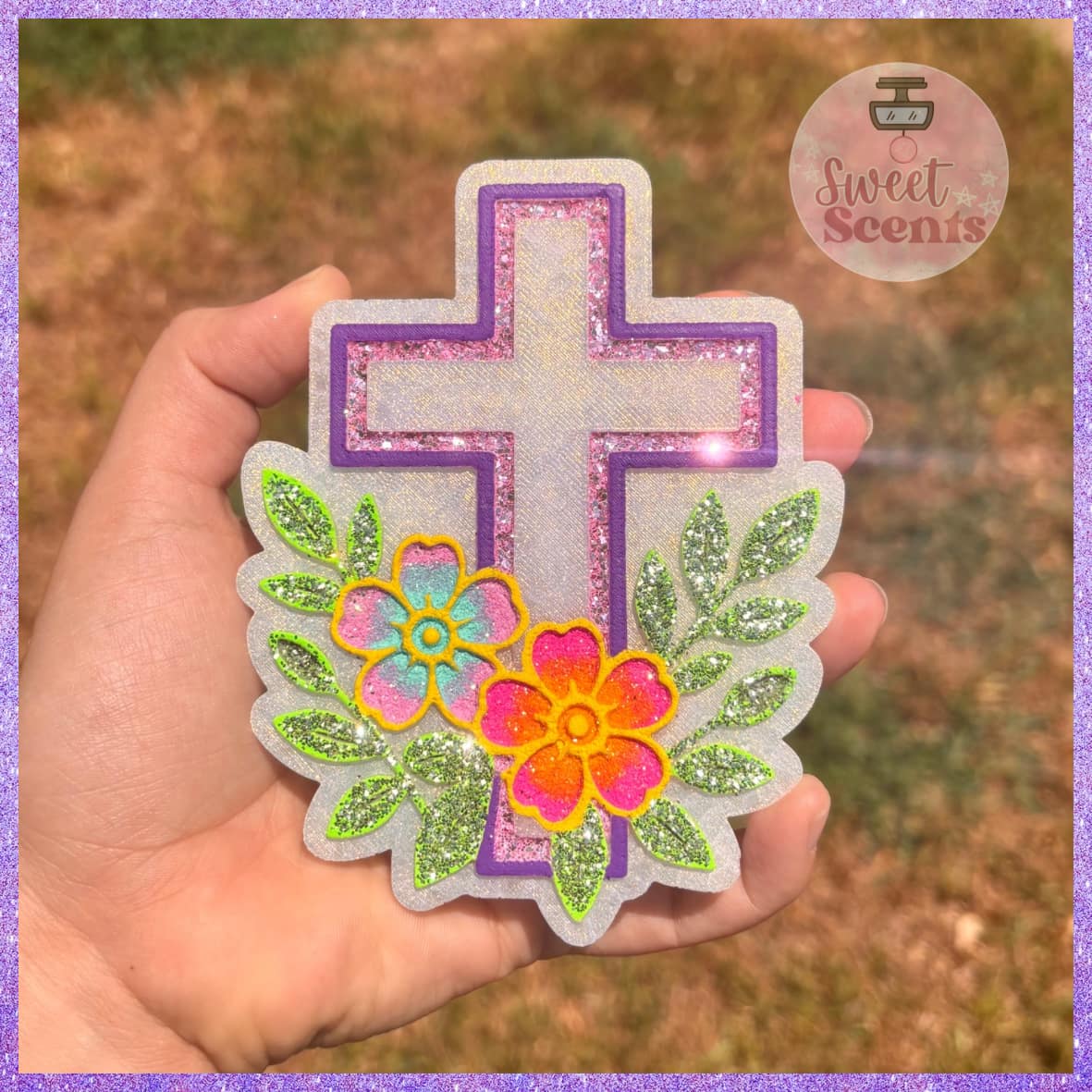 Cross With Flowers