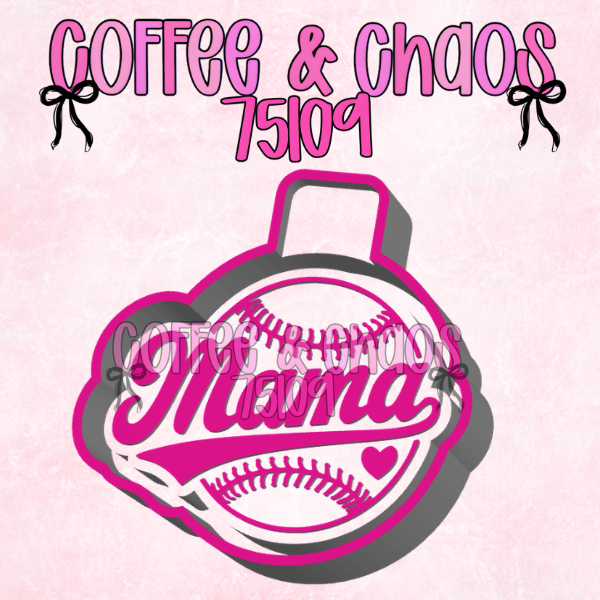 Baseball / Softball Mama ball & Heart